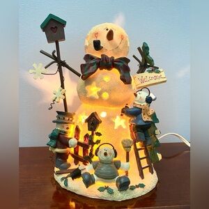 CMI Henton Christmas Snowman And Friends Welcome Light Up Display